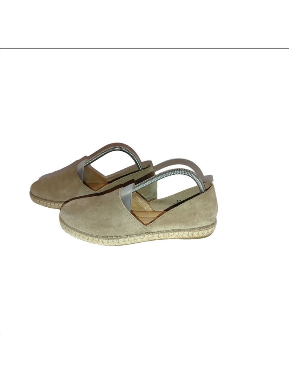 BORN Suede Espadrilles (drilles) in Sand Size 8.5M NWOB